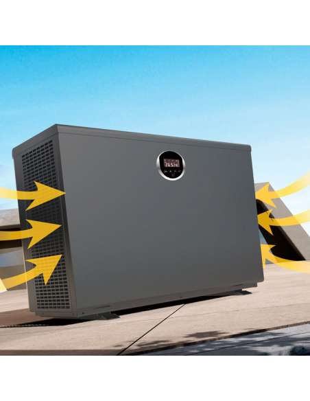 Bomba de calor con ventilación lateral