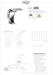 ficha técnica cascada modelo 106