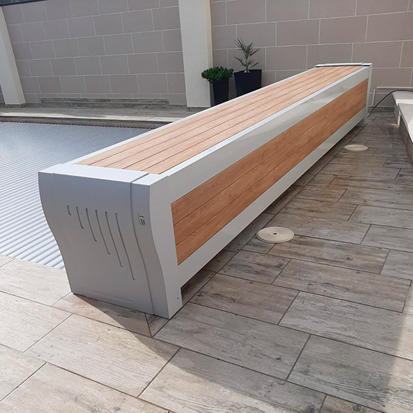 Cubierta automática elevada Banc Design instalada 2